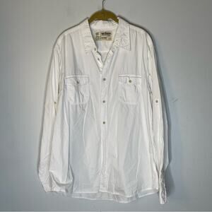 URBAN PIPELINE White Long Sleeve Button Down Shirt Size XXL
